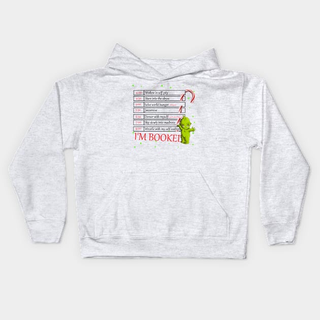 I'm booked candycane Kids Hoodie by ImSomethingElse